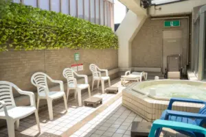 グランドサウナ心斎橋 外気浴