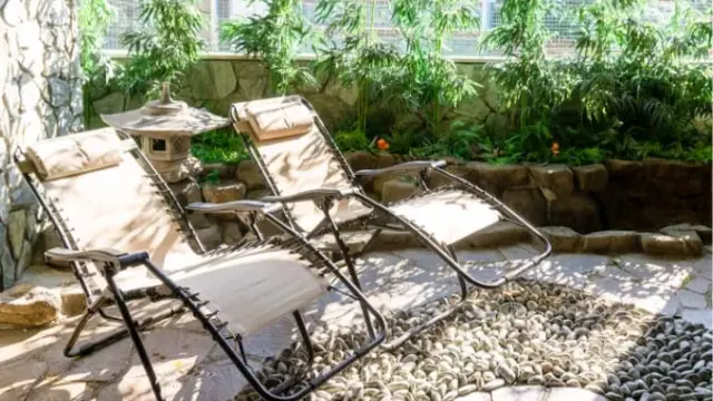 サウナ&スパ カプセルホテル 大東洋 外気浴